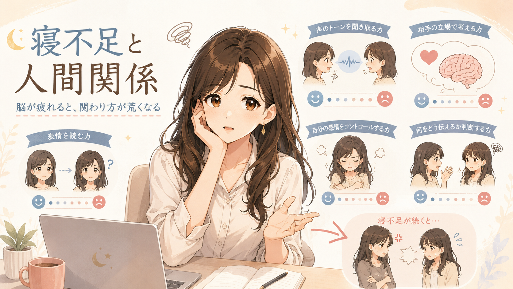 寝不足でイライラするのはなぜ？人の悪いところが目につく理由と睡眠不足の影響