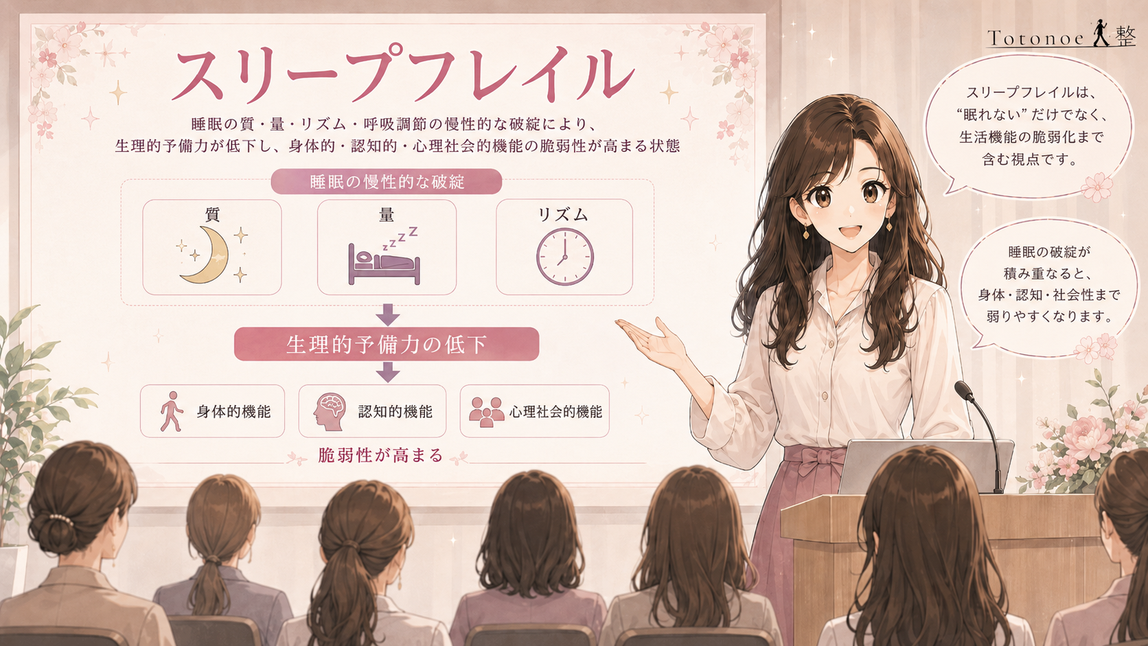スリープフレイルとは？寝ても疲れが取れない人に知ってほしい「睡眠から始まる回復力低下」