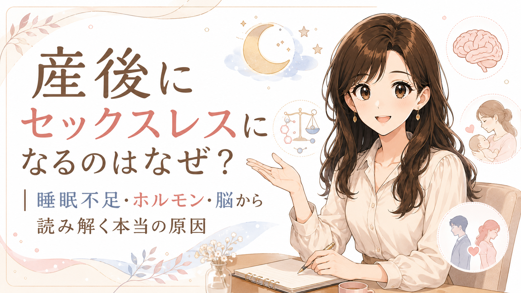 産後にセックスレスになるのはなぜ?|睡眠不足・ホルモン・脳から読み解く本当の原因