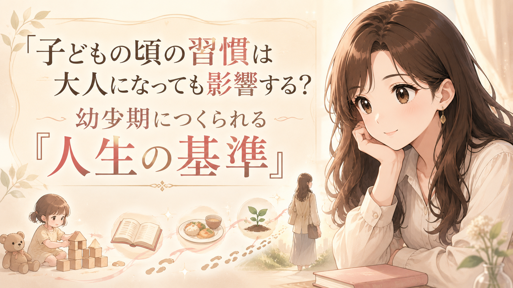 子どもの頃の習慣は大人になっても影響する?幼少期につくられる「人生の基準」