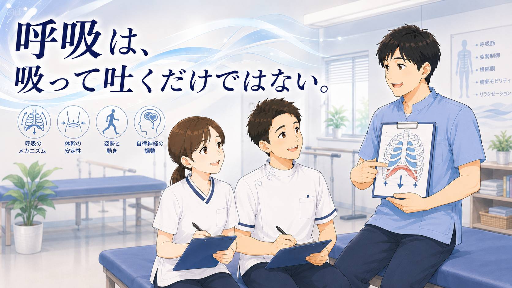 呼吸は、吸って吐くだけではない。石井先生から学んだ「動きと休息をつなぐ呼吸」