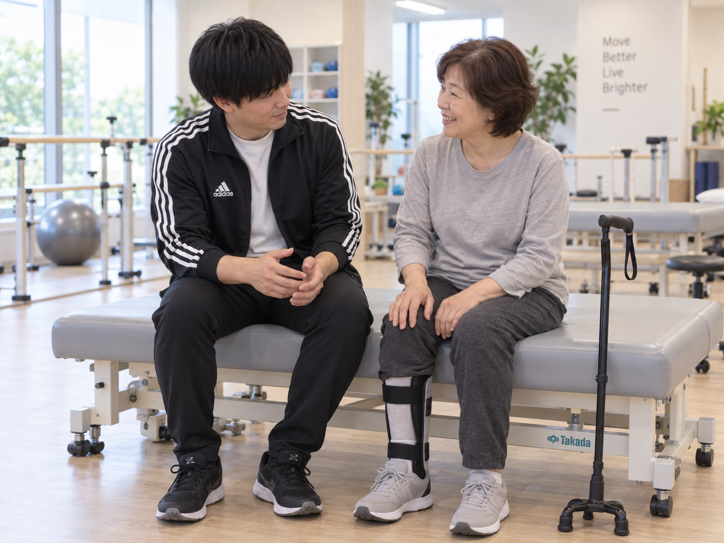 初回リハビリのイメージ